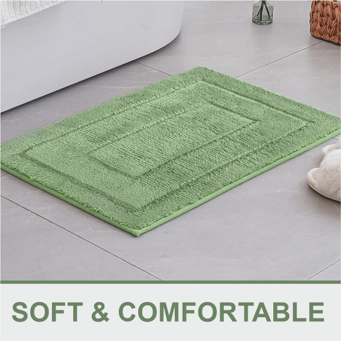 Коврик для ванной комнаты Lovely Svi 50 x 80 см Зеленый Киев - изображение 2