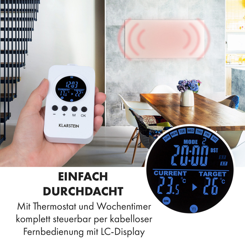 Інфрачервоний нагрівач Wonderwall Air Infinite 720 120x60 см 720 Вт настінний пульт дистанційного Рівне - фото 7