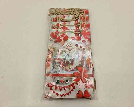 Паперовий пакет подарунковий Середній 17/26/8 (артSV-187) (12 шт.) Харків