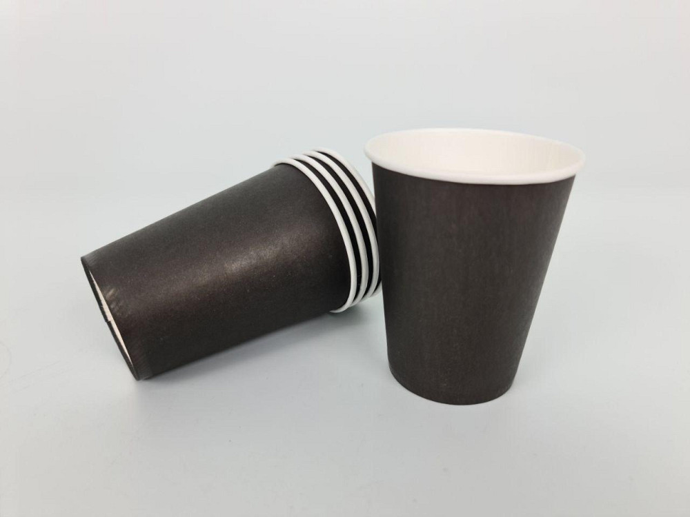 Стаканчики для кави 250 мл Чорно/Білий Маестро h9 (50 шт.) Харків - фото 4