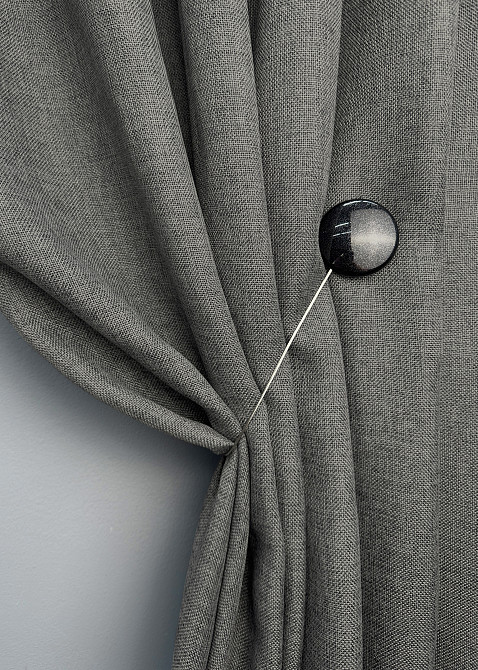 Магниты для штор и гардин Круг 2 шт Черный (81-286) Киев - изображение 5