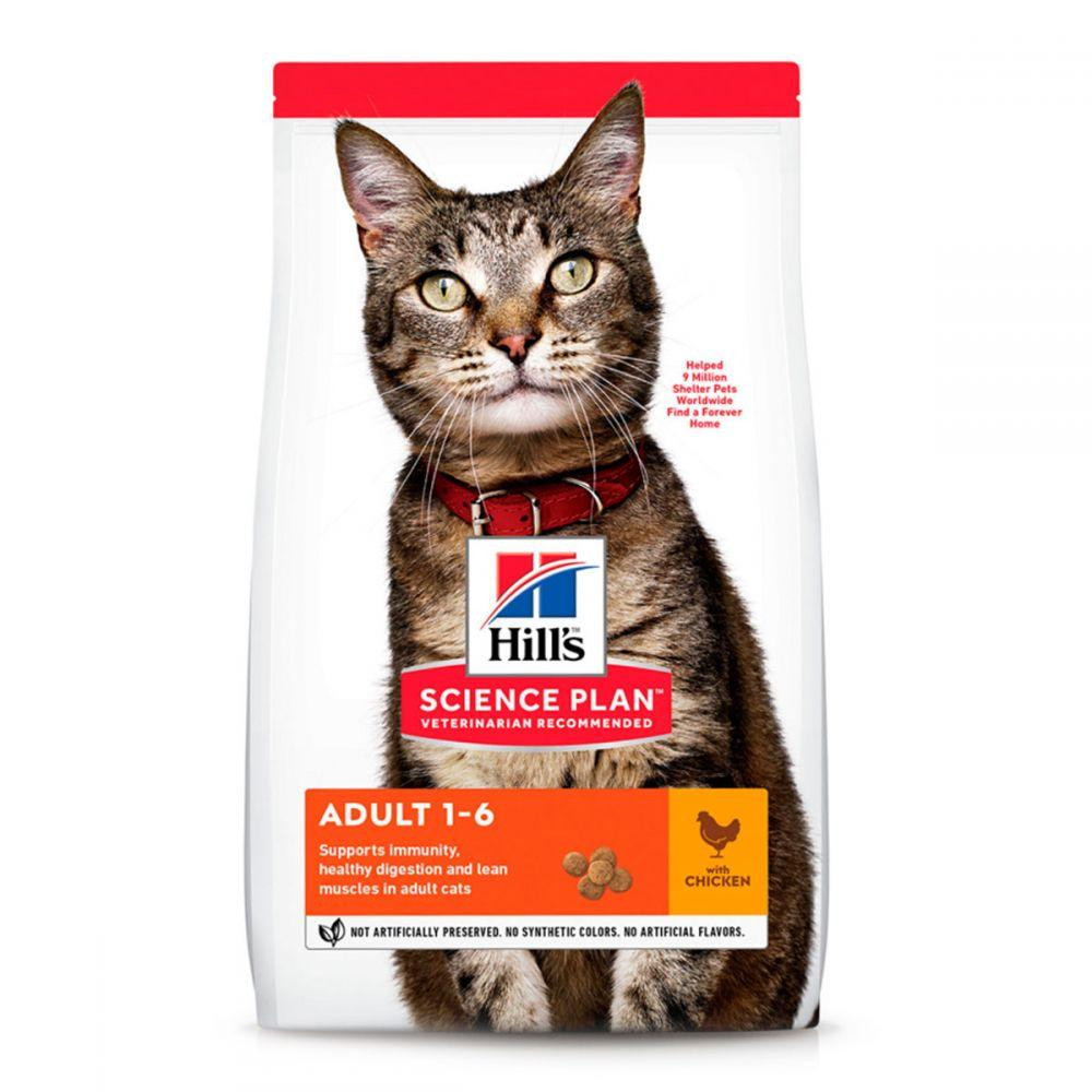 Сухой корм для кошек Хиллс Hills SP Feline Adult корм для кошек с курицей 3 кг Винница - изображение 1
