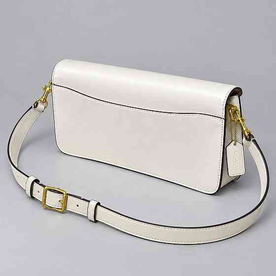 Женская брендовая сумка кроссбоди Coach Tabby Shoulder white Lux Киев