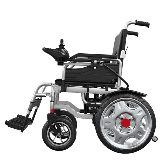 Складаний позашляховий електричний інвалідний візок з підвищеною вантажопідйомністю MIRID D810 Дніпро