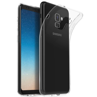 Чехол для мобильного телефона для SAMSUNG Galaxy A8 Plus 2018 Clear tpu (Transperent) Laudtec (LC-A73018BP) Винница - изображение 1