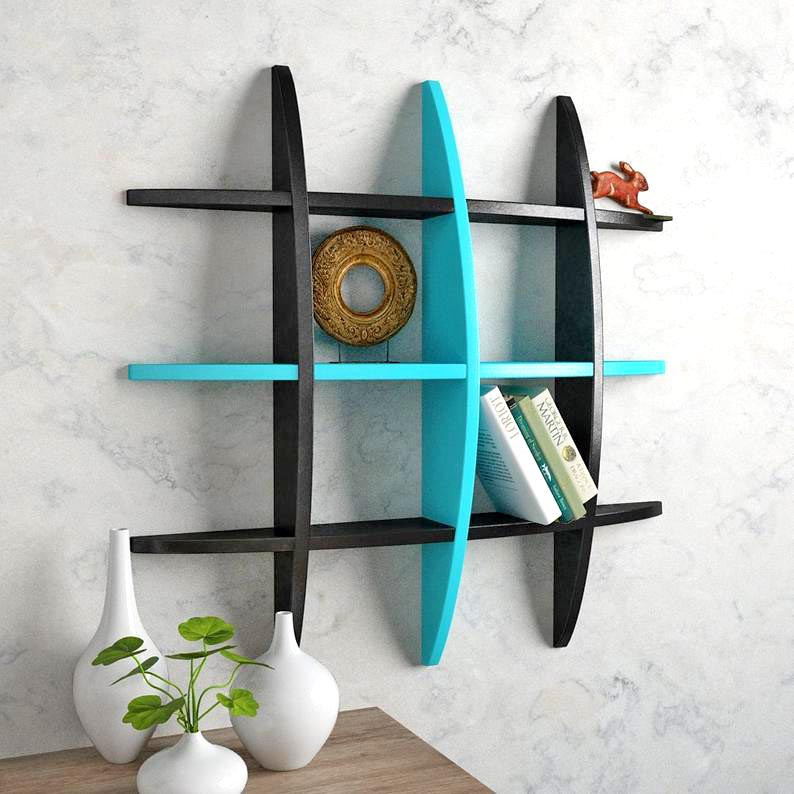 Настенная книжная полка 