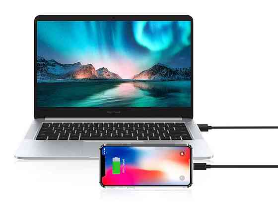 Кабель USB AM-Lightning M, 1.2 м, MFi 2.4A, чорний Choetech Вінниця