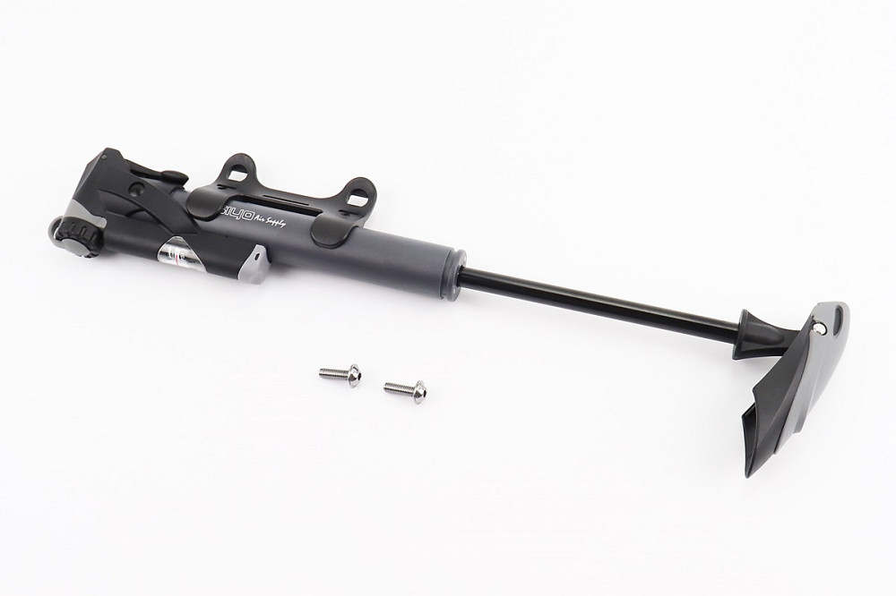 Насос пластмасовий з вузьким манометром, Т-ручкою, сірий GP-961 Киев - изображение 2