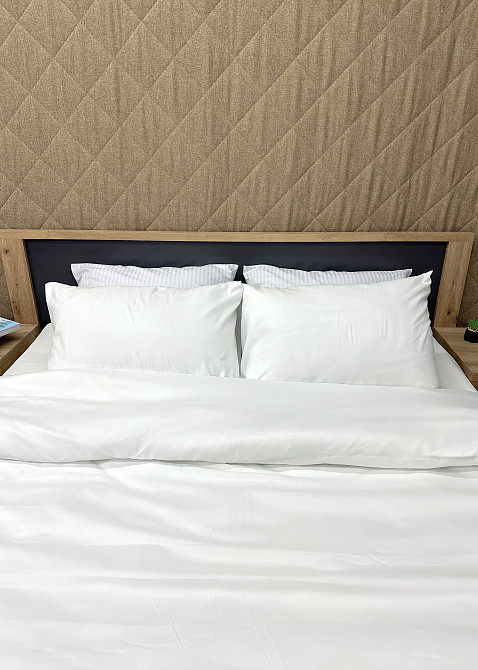 Комплект постельного белья, Decorator SOFTY UNO Bianco Евро 200х215 Белый (88-083) Киев - изображение 8