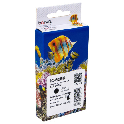 Картридж Barva Canon CLI-65BK (4215C001) 860sh, black (IC-65BK) Винница - изображение 1