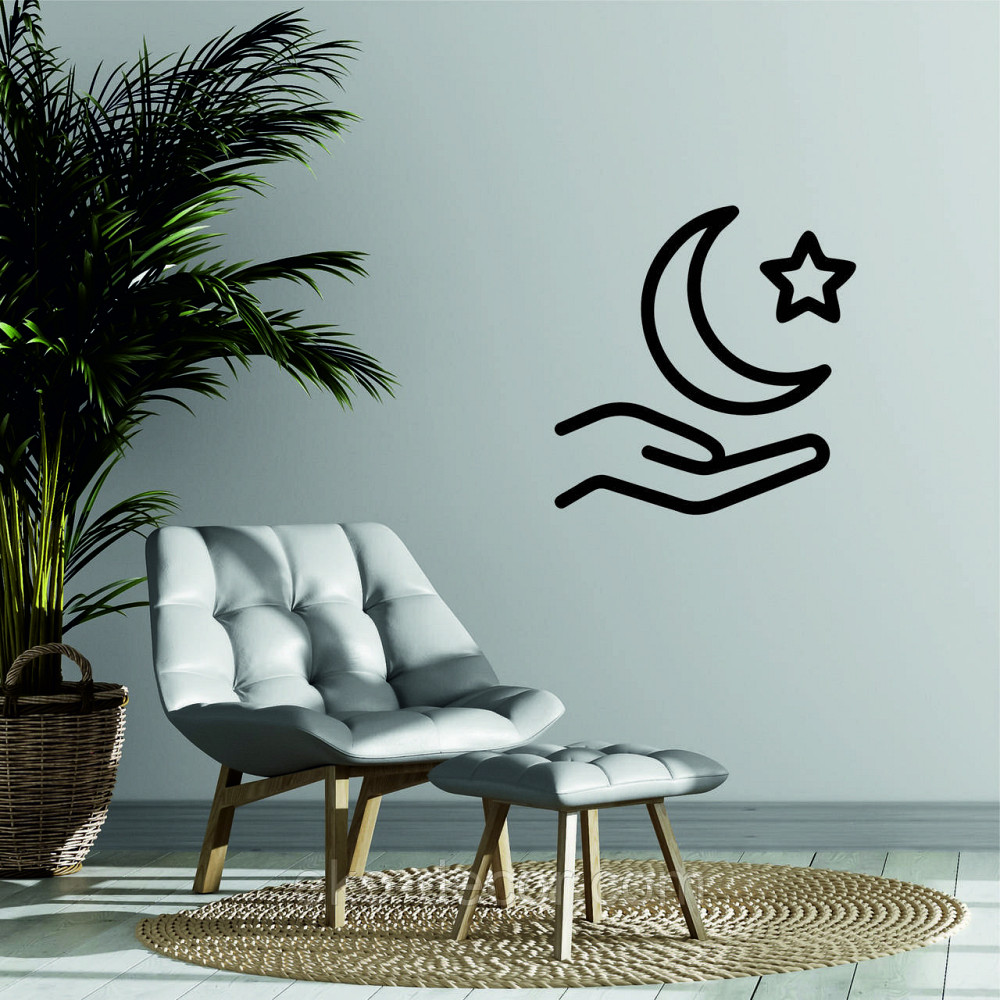 Декоративне настінне Панно «Іслам» Декор на стіну 90*90 см, Чорний Київ - фото 9