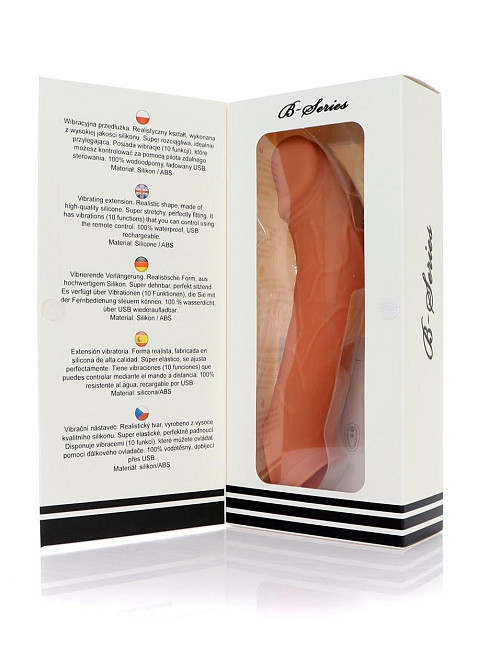 Удлинительная насадка на пенис с вибрацией и пультом управления Vibrating Extension Sex Aura Киев - изображение 4