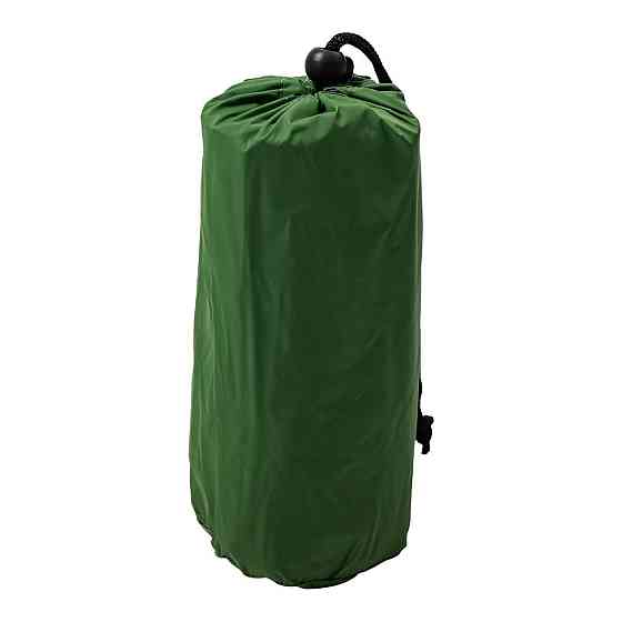 Надувний туристичний матрас 190х55 см, зелений Київ