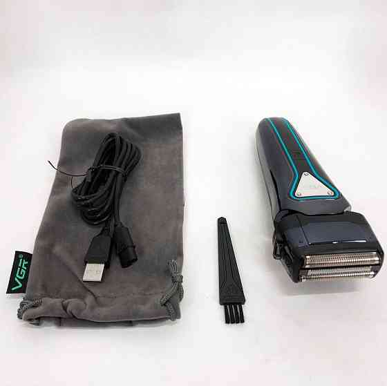 Портативна електробритва для бороди, Акумуляторна бритва для стрижки волосся та бороди AC-86 Івано-Франківськ