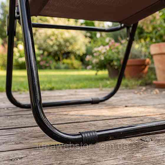 Розкладне туристичне крісло Outtec Breeze Textilene коричневий Київ