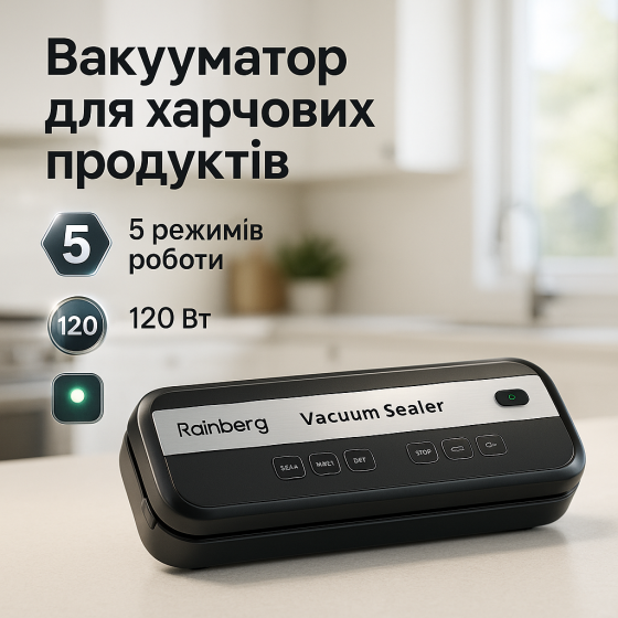 Вакууматор от сети, Аппарат для вакуумной упаковки овощей, Вакууматор для влажного вакуумирования RN-45 Львов