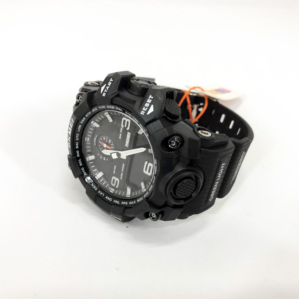 Якісний чоловічий тактичний годинник SKMEI 1586BK BLACK, Оригінальний чоловічий годинник OL-40 Львів - фото 18
