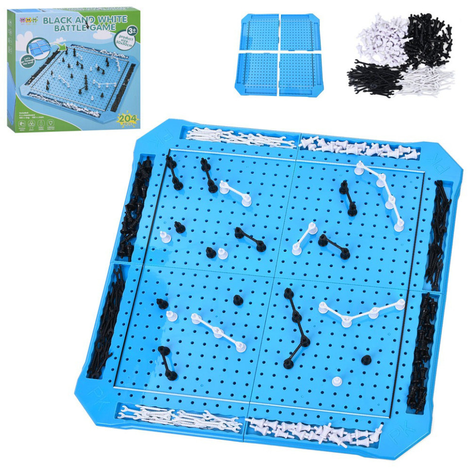 Настільна гра "Чорні проти білих" 8803G, поле 50х50 см Вінниця - фото 1