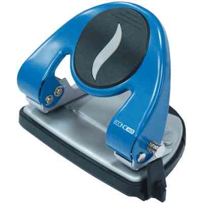 Дырокол Economix с линейкой 20 листов Синий (E40117) Винница