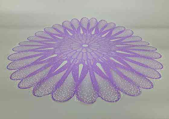 Серветка для квітів діаметром 60 см з рис, 100 шт No 336 (8) (100 шт.) Харків