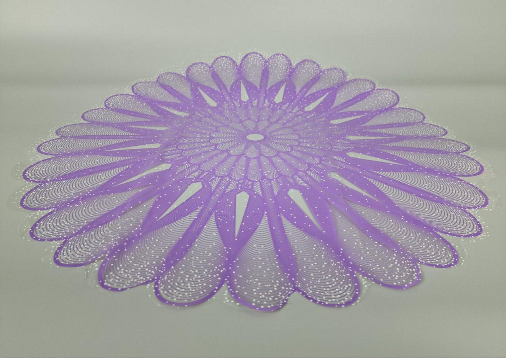 Серветка для квітів діаметром 60 см з рис, 100 шт No 336 (8) (100 шт.) Харків - фото 1