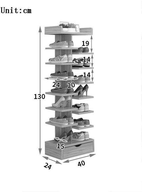 Полиця для взуття "Ірхель 14" зефір Миколаїв - фото 2