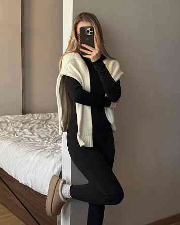 Женский повседневный теплый комбинезон на потайной молнии микродайвиг на флисе Одесса