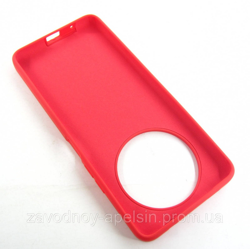 Xiaomi Redmi A3 Чохол силіконовий Мікрофібра (червоний) Одеса - фото 2