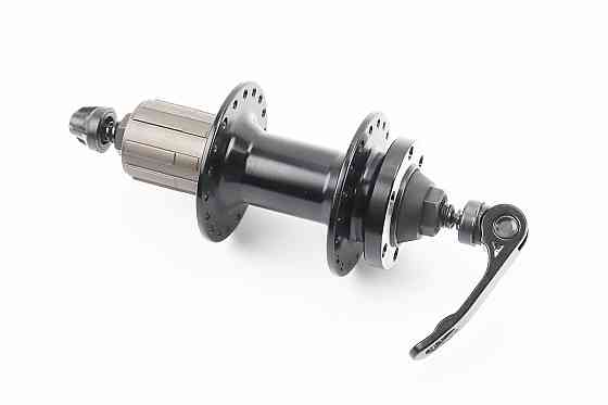 Втулка задня MTB алюмінієва 14Gx36H під касету 8-10зв, Disk-brake, кріпл. ексцентрик, чорна MS37R Київ