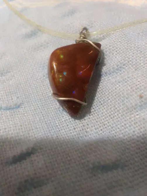 Радужный агат 1, 8×1, 2 см Киев - изображение 1