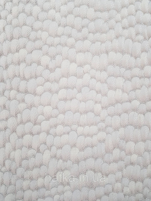 Шпалери метрові вініл на флізелін Erismann Nature soul листя маленькі луска структурні бежеві срібло 3д Київ - фото 3
