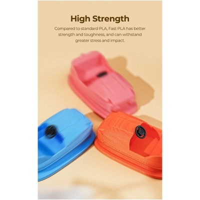 Пластик для 3D-принтера Creality PLA Fast, Ender, 1.75мм black1kg+white 1kg (3301010395) Винница - изображение 5