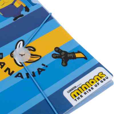 Папка на резинках Yes A4 з трьома роздільниками Minions (492100) Вінниця