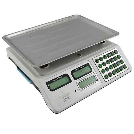 Ваги торгові для зважування продуктів, Ваги для магазину торгівлі ринкової торгівлі RI-55 Івано-Франківськ