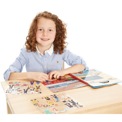 Набор для творчества Melissa&Doug Объемные наклейки Профессии (MD9426) Винница - изображение 5