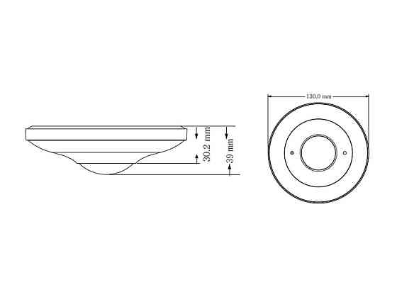 IP-відеокамера панорамна fisheye 6Mp TVT TD-9568E3B(D/PE/AR1) f=1.07mm (77-00289) Киев