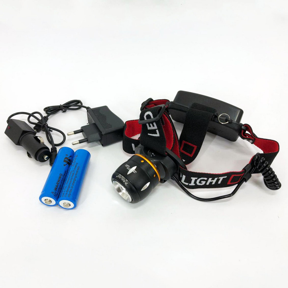 Налобный фонарь с линзой, Налобный фонарь с креплением на голову Мощный для ночной рыбалки YA-42 Львов - изображение 2