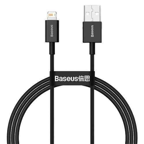 Кабель Baseus Superior USB 2.0 to Lightning 2.4А 1M Черный (CALYS-A01) Киев