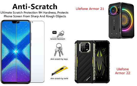 Защитное стекло NeoGlass для Ulefone Armor 21, Armor 22 – ультрапрозрачное и устойчивое Киев