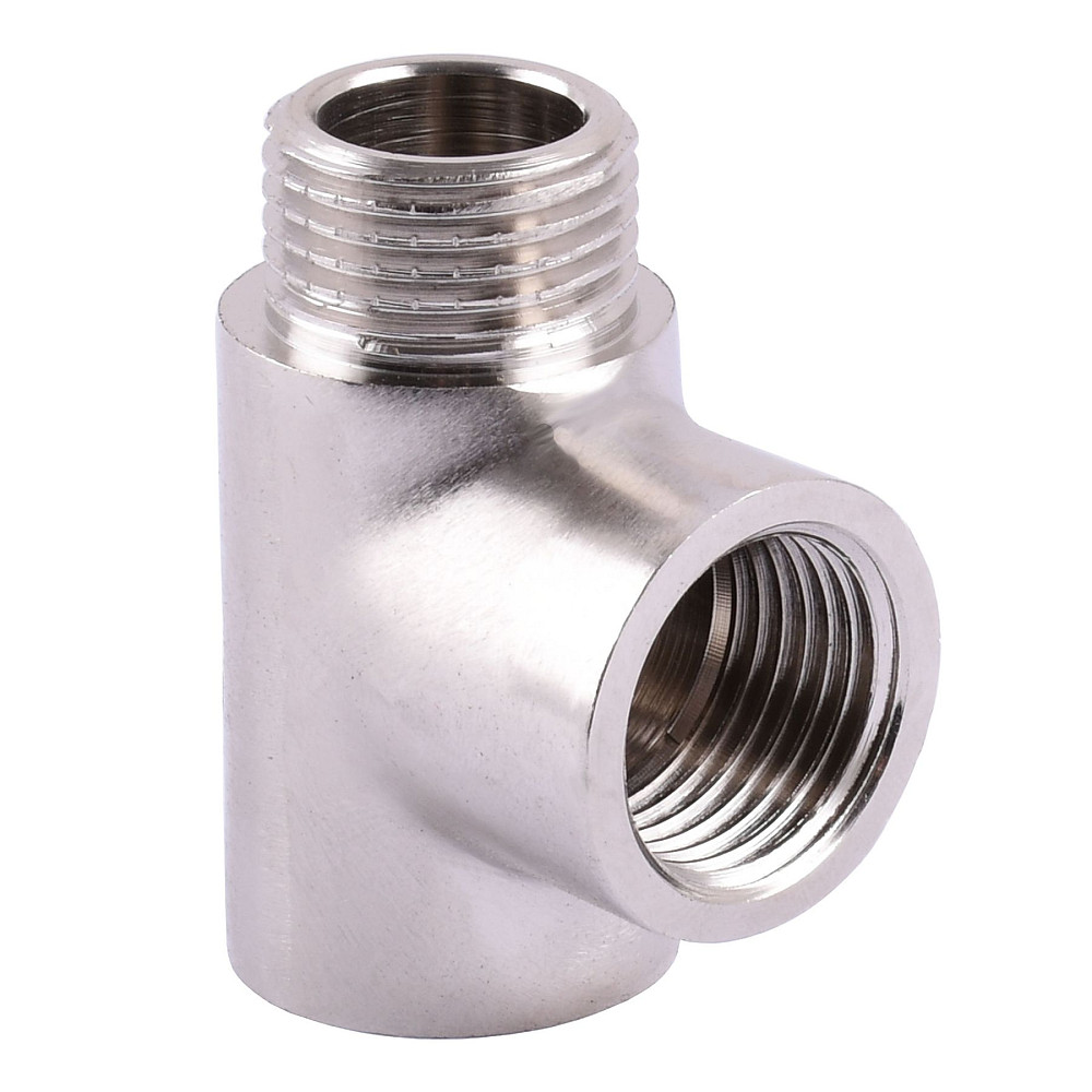 Трійник SOLOMON  1/2″ ВВЗ  никель 8202 Луцк - изображение 1