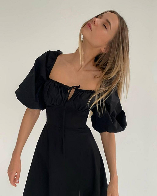 Жіноча легка романтична міні сукня з бавовни Одеса - фото 3