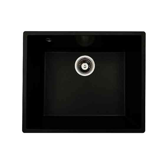 Гранітна мийка для кухні VALESO OASIS 5444 матова Чорний металік Коломыя