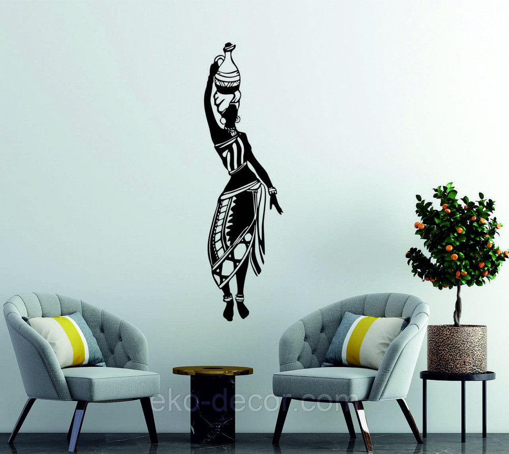 Декоративное настенное Панно «Девушка с кувшином» Декор на стену Киев - изображение 2