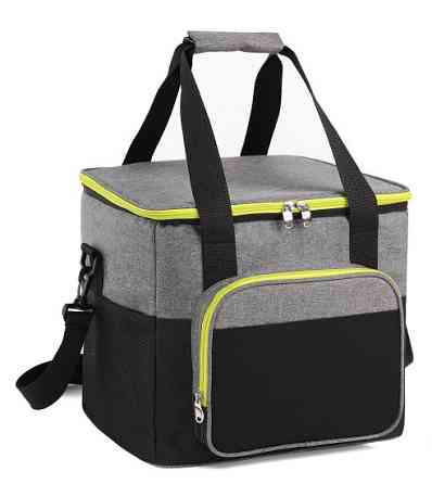 Сумка-холодильник Time Eco TE-320S, 20 л, сіра з чорним Київ