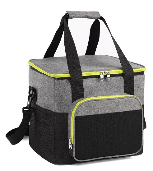 Сумка-холодильник Time Eco TE-320S, 20 л, сіра з чорним Київ - фото 1