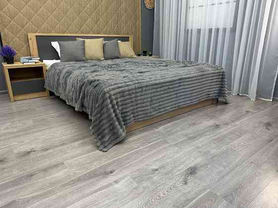 Плед-покрывало полоска Шарпей 200х230 см (+-5см) Серый (87-105) Киев