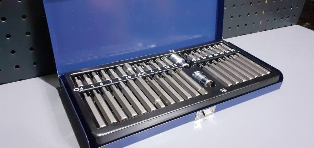 Професійний набір ударних бітів 10м TORX (Торкс) HEX (SPLINE (Сплайн) 40ед. СТАНДАРТ SDBS0040 Чернігів - фото 5
