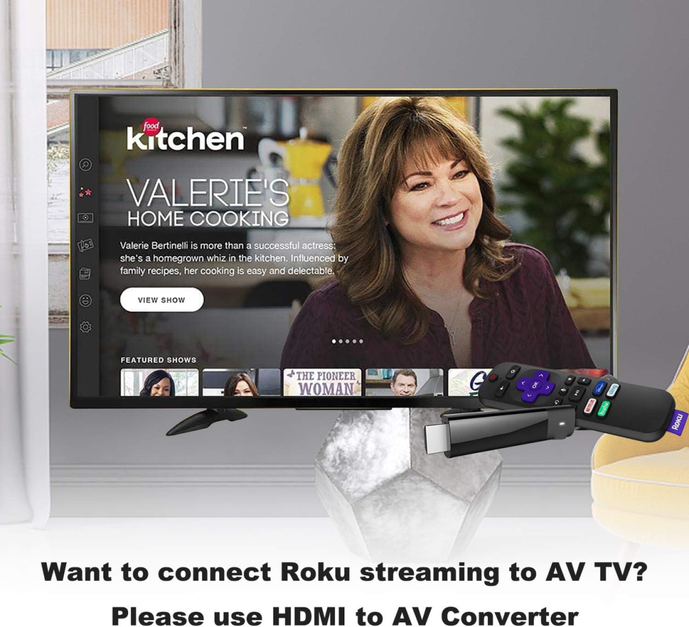 Конвертер HDMI на AV (RCA) Full HD 1080P: Адаптер для Smart TV Stick, Roku, PS4, Xbox до старих ТБ, USB-живлення, Чорний Київ - фото 5