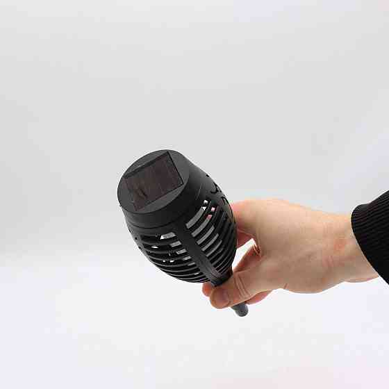 Садовий світильник на сонячній батареї 52см, 96LED, Solar flame / Вуличний ліхтар з ефектом полум'я Київ