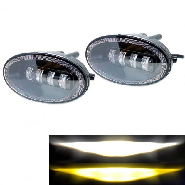 Фара діодна протитуманна Honda (Bi) W/Y 45W+45W (к-т 2шт) Фари діодні туманки Протитуманки діодні Харків - фото 1